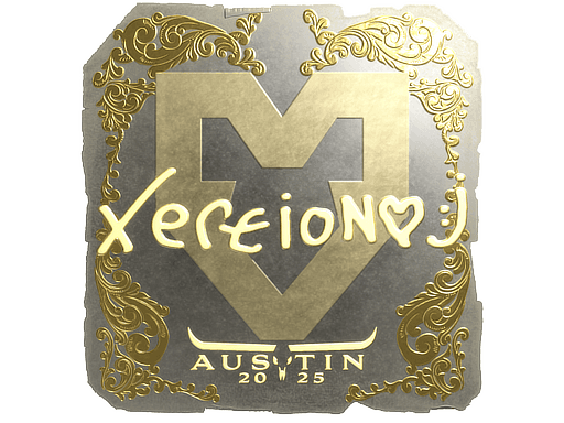 Sticker | xertioN (Gold) | Austin 2025 (Sticker | xertioN (Gold) | Austin 2025)