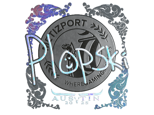Sticker | Plopski (Holo) | Austin 2025 (Sticker | Plopski (Holo) | Austin 2025)