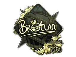 Sticker | Brollan (Gold) | Rio 2022 (Sticker | Brollan (Gold) | Rio 2022)