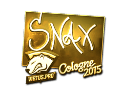 Sticker | Snax (Gold) | Cologne 2015 (Sticker | Snax (Gold) | Cologne 2015)