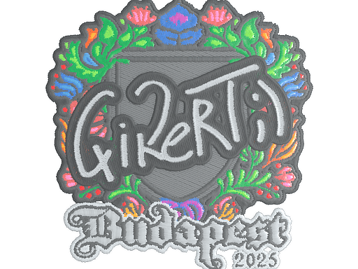 Sticker | qikert (Embroidered) | Budapest 2025 (Sticker | qikert (Embroidered) | Budapest 2025)
