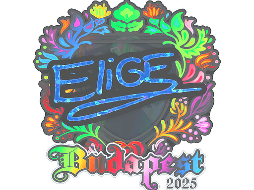 Sticker | EliGE (Holo) | Budapest 2025 (Sticker | EliGE (Holo) | Budapest 2025)