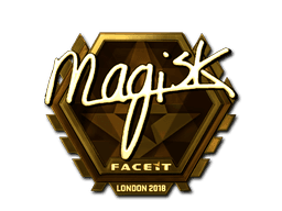 Sticker | Magisk (Gold) | London 2018 (Sticker | Magisk (Gold) | London 2018)