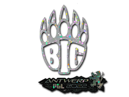 Sticker | BIG (Glitter) | Antwerp 2022 (Sticker | BIG (Glitter) | Antwerp 2022)