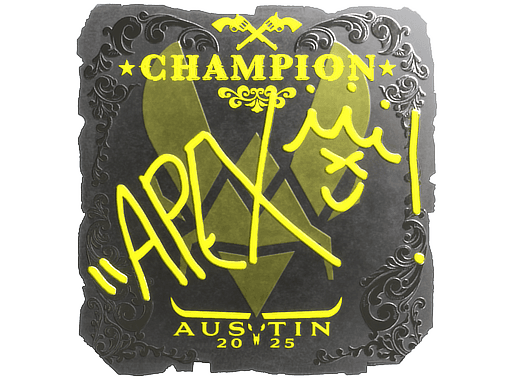 Sticker | apEX (Foil, Champion) | Austin 2025 (Sticker | apEX (Foil, Champion) | Austin 2025)