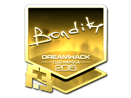 Sticker | bondik (Gold) | Cluj-Napoca 2015 (Sticker | bondik (Gold) | Cluj-Napoca 2015)