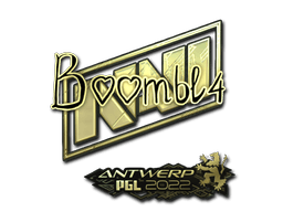Sticker | Boombl4 (Gold) | Antwerp 2022 (Sticker | Boombl4 (Gold) | Antwerp 2022)