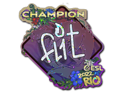 Sticker | FL1T (Glitter, Champion) | Rio 2022 (Sticker | FL1T (Glitter, Champion) | Rio 2022)