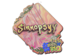 Sticker | sinnopsyy (Holo) | Rio 2022 (Sticker | sinnopsyy (Holo) | Rio 2022)