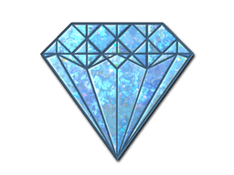 Sticker | Blue Gem (Glitter) (Sticker | Blue Gem (Glitter))