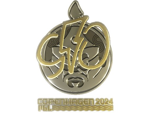 Sticker | 910 (Gold) | Copenhagen 2024 (Sticker | 910 (Gold) | Copenhagen 2024)