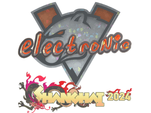 Sticker | electronic (Glitter) | Shanghai 2024 (Sticker | electronic (Glitter) | Shanghai 2024)