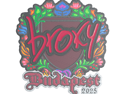 Sticker | broky (Embroidered) | Budapest 2025 (Sticker | broky (Embroidered) | Budapest 2025)