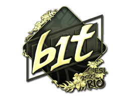 Sticker | b1t (Gold) | Rio 2022 (Sticker | b1t (Gold) | Rio 2022)