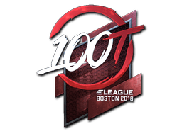 Sticker | 100 Thieves (Foil) | Boston 2018 (Sticker | 100 Thieves (Foil) | Boston 2018)