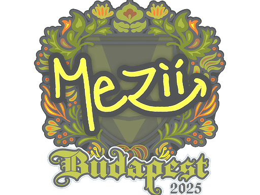 Sticker | mezii | Budapest 2025 (Sticker | mezii | Budapest 2025)