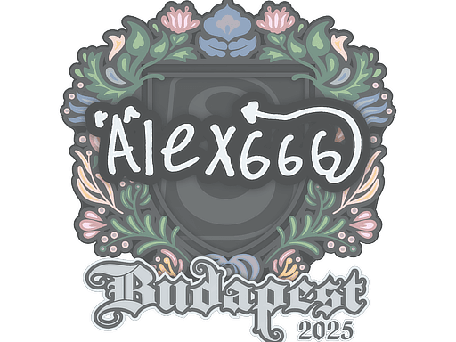 Sticker | alex666 | Budapest 2025 (Sticker | alex666 | Budapest 2025)