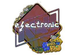 Sticker | electronic (Glitter) | Rio 2022 (Sticker | electronic (Glitter) | Rio 2022)