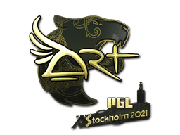 Sticker | arT (Gold) | Stockholm 2021 (Sticker | arT (Gold) | Stockholm 2021)