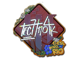 Sticker | Techno4K (Glitter) | Rio 2022 (Sticker | Techno4K (Glitter) | Rio 2022)