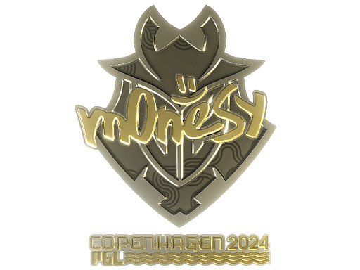 Sticker | m0NESY (Gold) | Copenhagen 2024 (Sticker | m0NESY (Gold) | Copenhagen 2024)