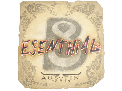 Sticker | esenthial | Austin 2025 (Sticker | esenthial | Austin 2025)