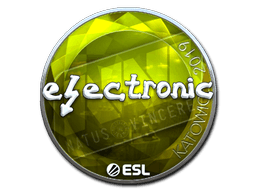 Sticker | electronic (Foil) | Katowice 2019 (Sticker | electronic (Foil) | Katowice 2019)