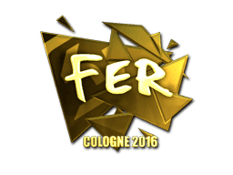 Sticker | fer (Gold) | Cologne 2016 (Sticker | fer (Gold) | Cologne 2016)