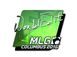 Sticker | WorldEdit (Foil) | MLG Columbus 2016 (Sticker | WorldEdit (Foil) | MLG Columbus 2016)