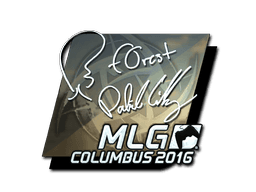 Sticker | f0rest (Foil) | MLG Columbus 2016 (Sticker | f0rest (Foil) | MLG Columbus 2016)