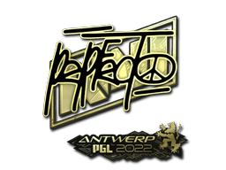 Sticker | Perfecto (Gold) | Antwerp 2022 (Sticker | Perfecto (Gold) | Antwerp 2022)