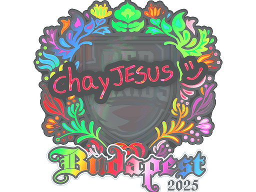 Sticker | chayJESUS (Holo) | Budapest 2025 (Sticker | chayJESUS (Holo) | Budapest 2025)