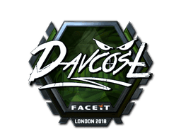 Sticker | DavCost (Foil) | London 2018 (Sticker | DavCost (Foil) | London 2018)