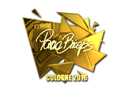 Sticker | pashaBiceps (Gold) | Cologne 2016 (Sticker | pashaBiceps (Gold) | Cologne 2016)