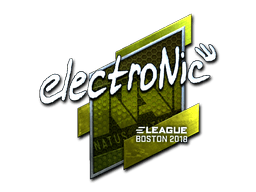 Sticker | electronic (Foil) | Boston 2018 (Sticker | electronic (Foil) | Boston 2018)