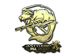 Sticker | Jame (Gold) | Antwerp 2022 (Sticker | Jame (Gold) | Antwerp 2022)
