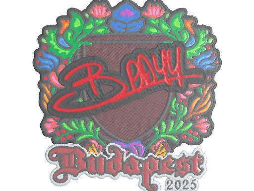 Sticker | bodyy (Embroidered) | Budapest 2025 (Sticker | bodyy (Embroidered) | Budapest 2025)