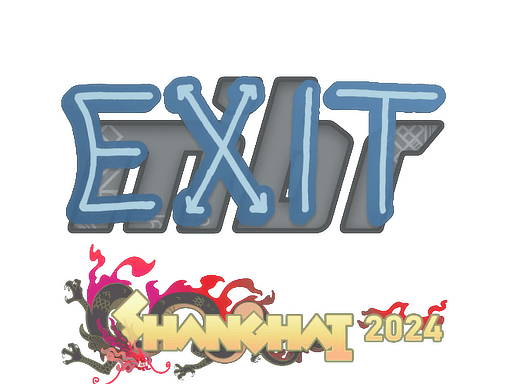 Sticker | exit | Shanghai 2024 (Sticker | exit | Shanghai 2024)