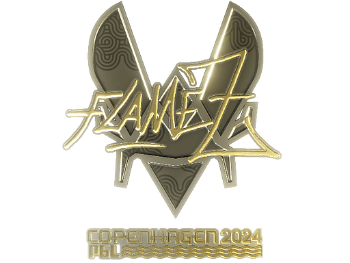 Sticker | FlameZ (Gold) | Copenhagen 2024 (Sticker | FlameZ (Gold) | Copenhagen 2024)