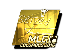 Sticker | seized (Gold) | MLG Columbus 2016 (Sticker | seized (Gold) | MLG Columbus 2016)