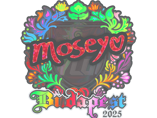 Sticker | Moseyuh (Holo) | Budapest 2025 (Sticker | Moseyuh (Holo) | Budapest 2025)