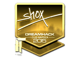 Sticker | shox (Gold) | Cluj-Napoca 2015 (Sticker | shox (Gold) | Cluj-Napoca 2015)