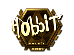 Sticker | Hobbit (Gold) | London 2018 (Sticker | Hobbit (Gold) | London 2018)