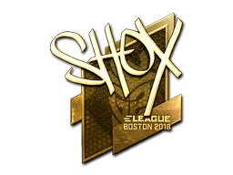 Sticker | shox (Gold) | Boston 2018 (Sticker | shox (Gold) | Boston 2018)