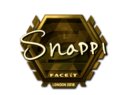 Sticker | Snappi (Gold) | London 2018 (Sticker | Snappi (Gold) | London 2018)