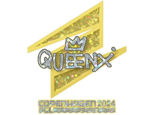 Sticker | Queenix (Glitter) | Copenhagen 2024 (Sticker | Queenix (Glitter) | Copenhagen 2024)
