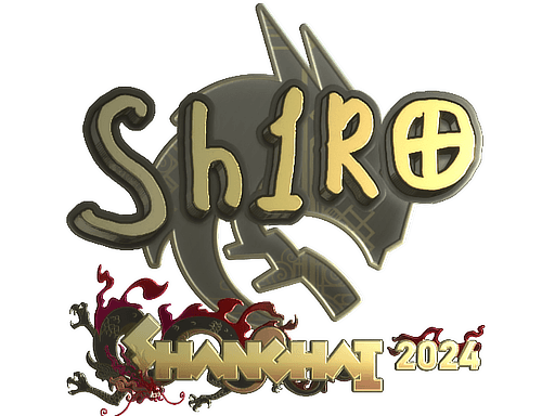 Sticker | sh1ro (Gold) | Shanghai 2024 (Sticker | sh1ro (Gold) | Shanghai 2024)