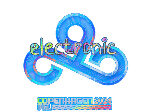 Sticker | electronic (Holo) | Copenhagen 2024 (Sticker | electronic (Holo) | Copenhagen 2024)