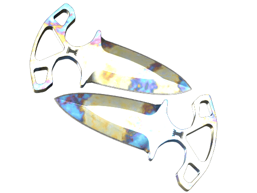 ★ Тычковые ножи | Поверхностная закалка — Прямо с завода (★ Shadow Daggers | Case Hardened FN)