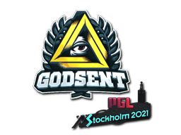 Sticker | GODSENT (Foil) | Stockholm 2021 (Sticker | GODSENT (Foil) | Stockholm 2021)